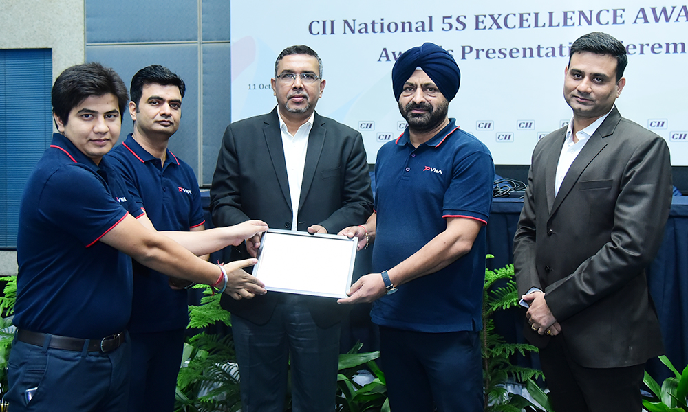 Padmini VNA Achieved Gold Rating Certificate at 4th CII National 5S Excellence Awards Chandigarh